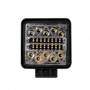 Маяк 10-30 V ,d=42mm, желтый свет квадратный, сигнальный АК3808