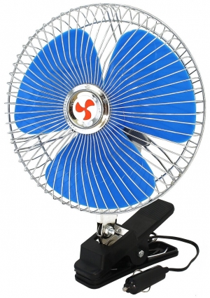 Вентилятор 6/12 V решетка металл АК1989